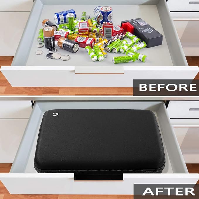 Comecase Battery Organizer Storage Box Case Holder - Image 7