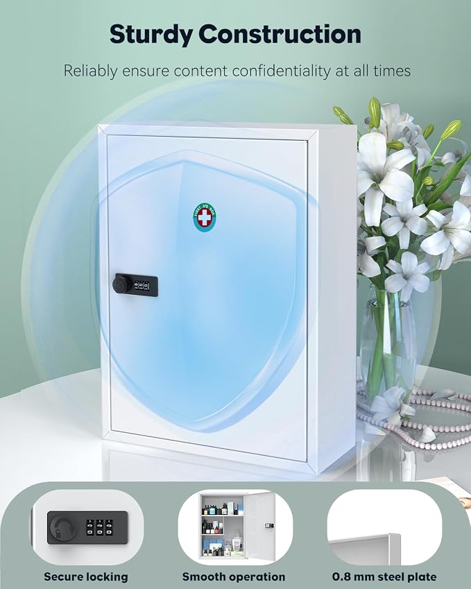 Uniclife Wall Mount Medicine Cabinet - Image 5