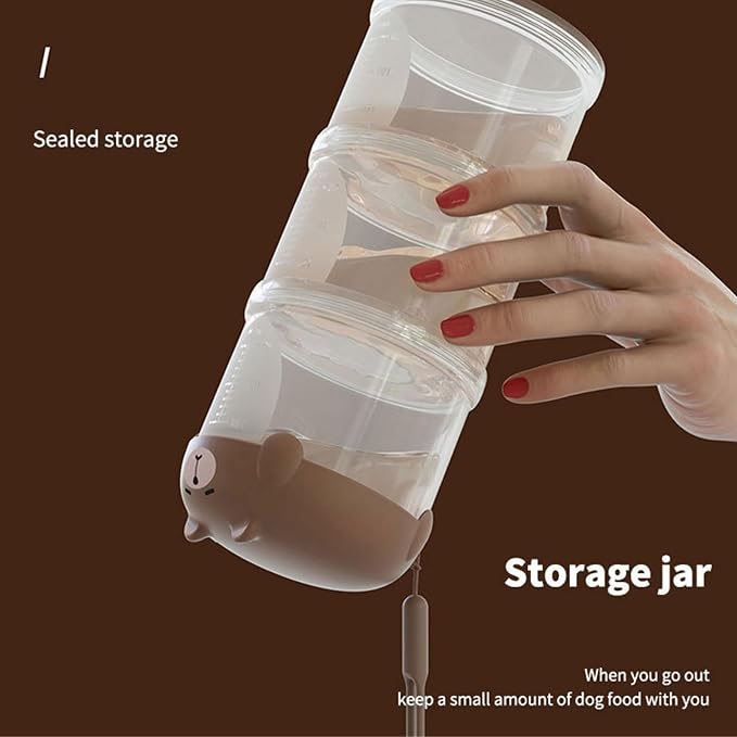 Visible Tiered Pet Treat Storage Box - Image 3