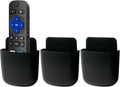3 Pcs Remote Control Holder Wall Mount Self Adhesive Remote Case Hole-Free by noonebutyou