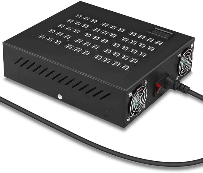 USB Charging Station, 100 Ports USΒ Power Station Multi Port USΒ Wall Charger by MIXILIN