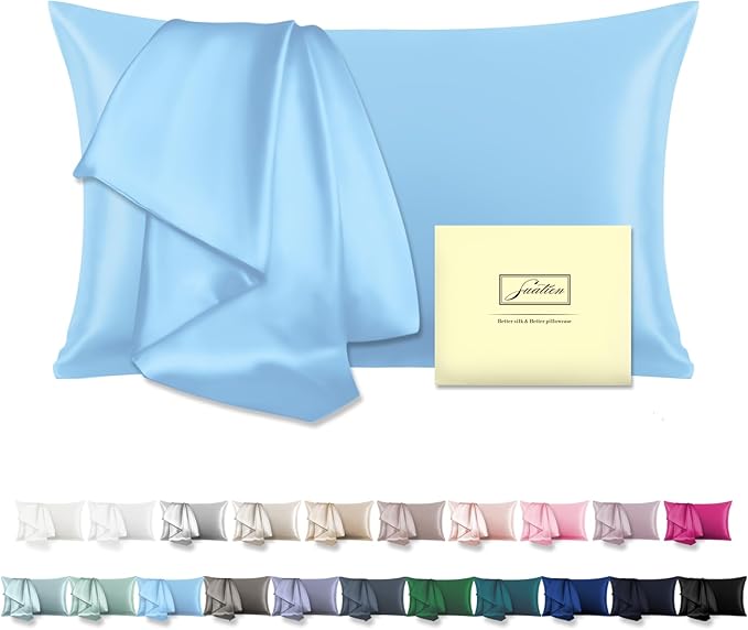 Mulberry Silk Pillow Cases Standard Size Silk Pillowcase by Suatien