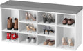 PayLessHere Shoe Bench Storage Bench 10 Compartments Shoe Organizer by PayLessHere
