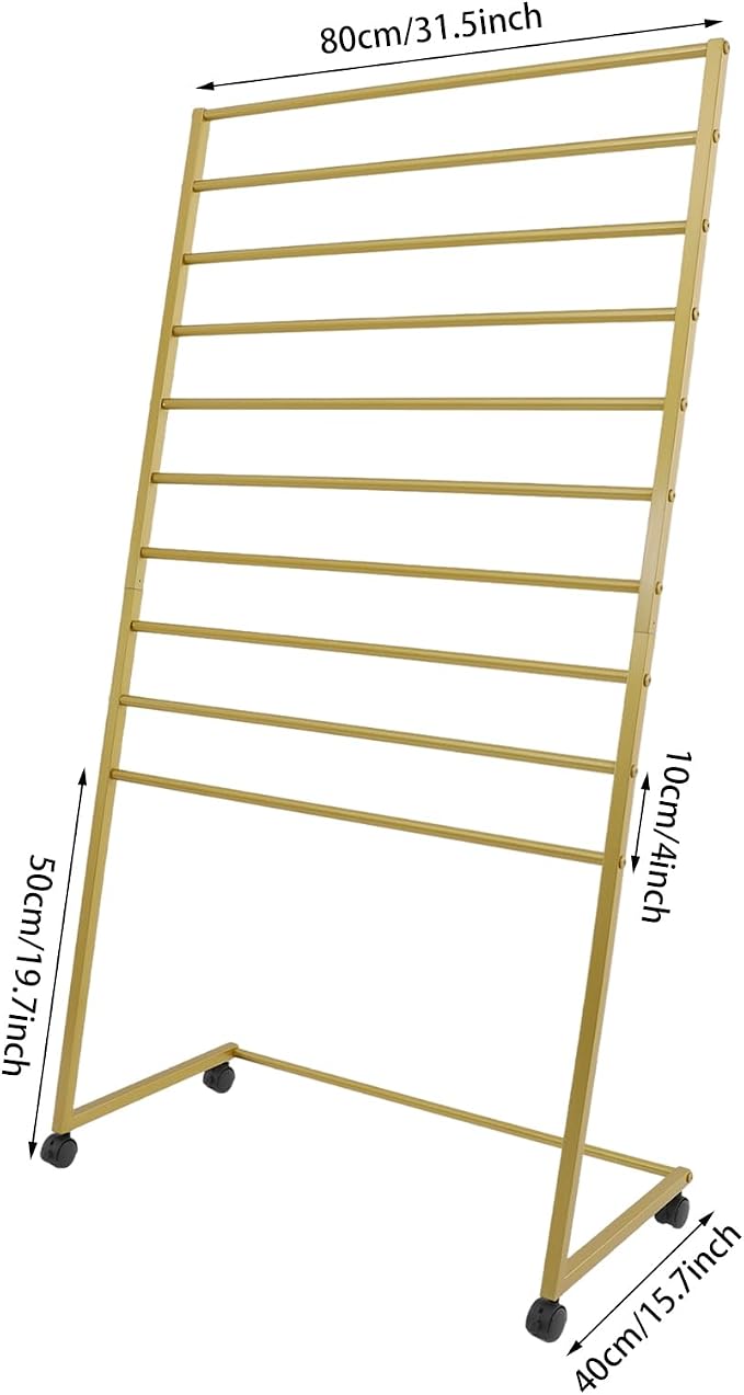 Scarf Organizer, Scarf Display Stand, 10 Tier Metal Scarf Holder Organizer - Image 3