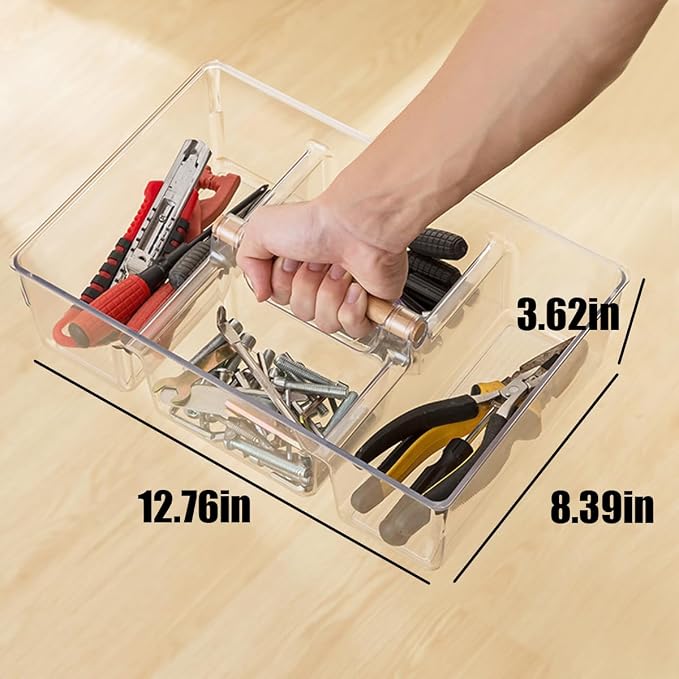 2 pack Large Plastic Portable Caddy - Image 3