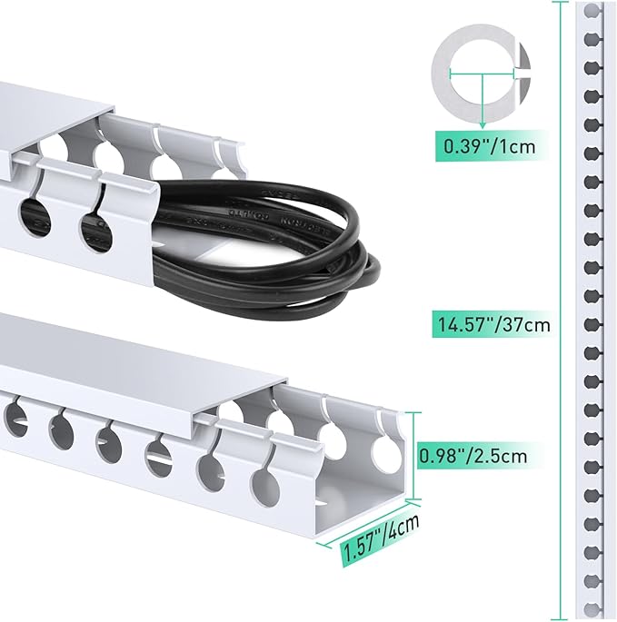 Updated White Cable Raceway Kit - Image 2