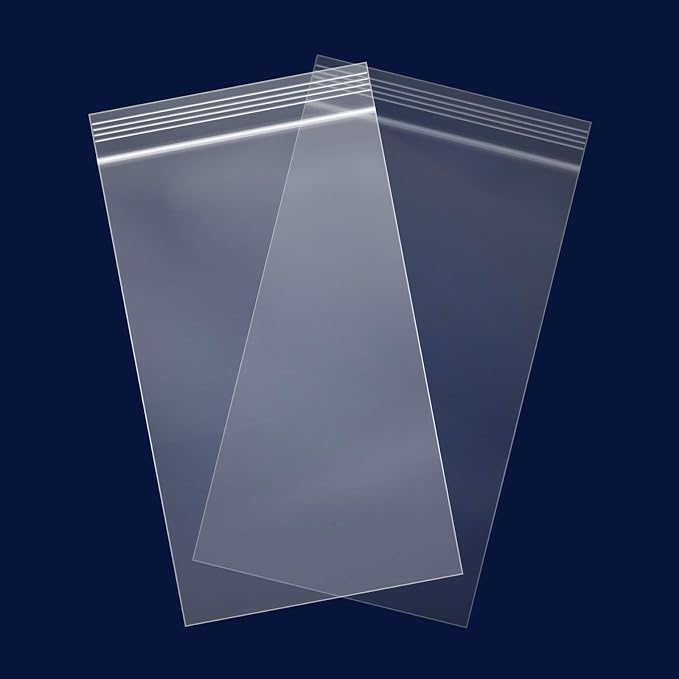 iMailer - 500 Count - 6" x 9" Clear Reclosable Zip Plastic Poly Bags 2 Mil by iMailer