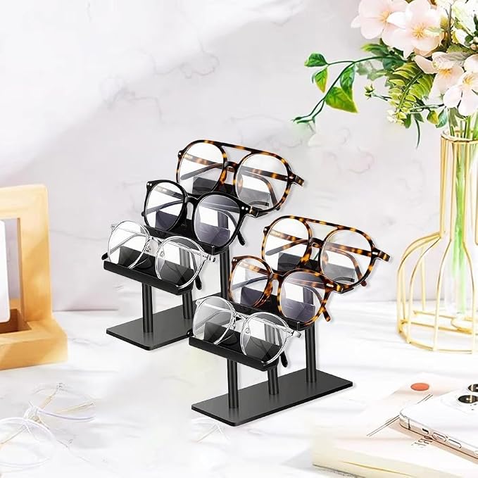Set Of Two 3 Tier Acrylic Sunglasses Display Stands - Image 4