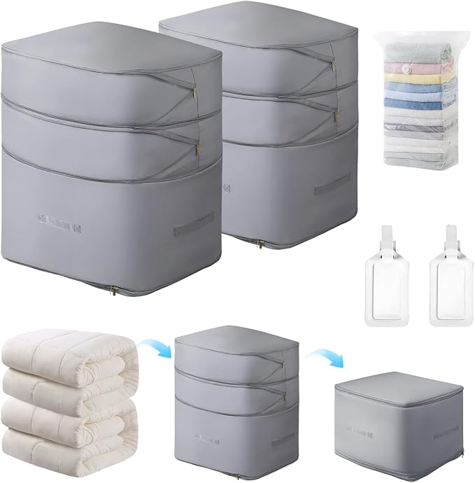 Comforter Storage Bag-Ultra Space Saving Large Self Compression Organizer by Unknown