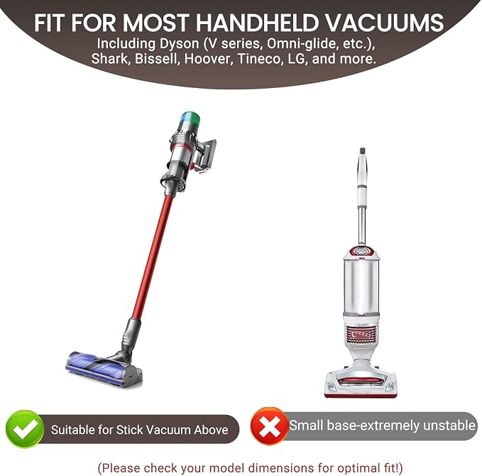 No Installation Required-Vacuum Stand, Storage Stand Docking Station Holder - Image 8