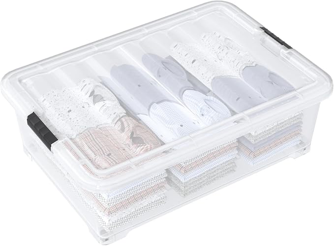 50 Quart Rolling Under Bed Storage Containers - Image 6