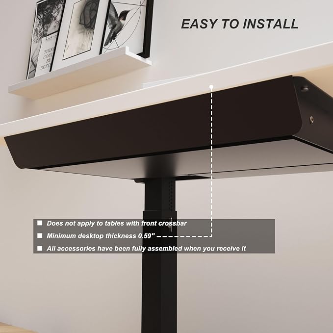 Large Under Desk Mounted Sliding Drawer - Image 6