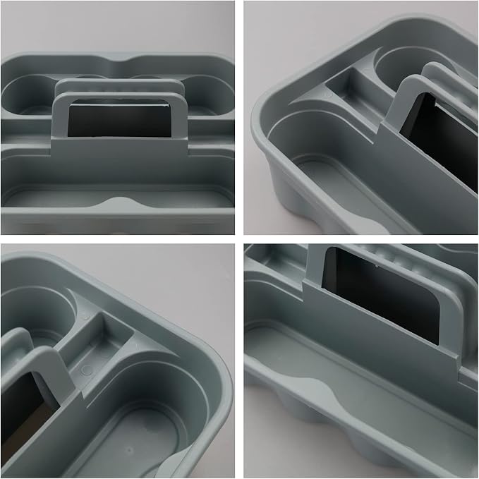 Kekow 4-Pack Plastic Storage Caddy, Carry Caddy - Image 3