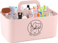 5-Compartment Pink Dog Stuff Storage Caddy by Brabtod