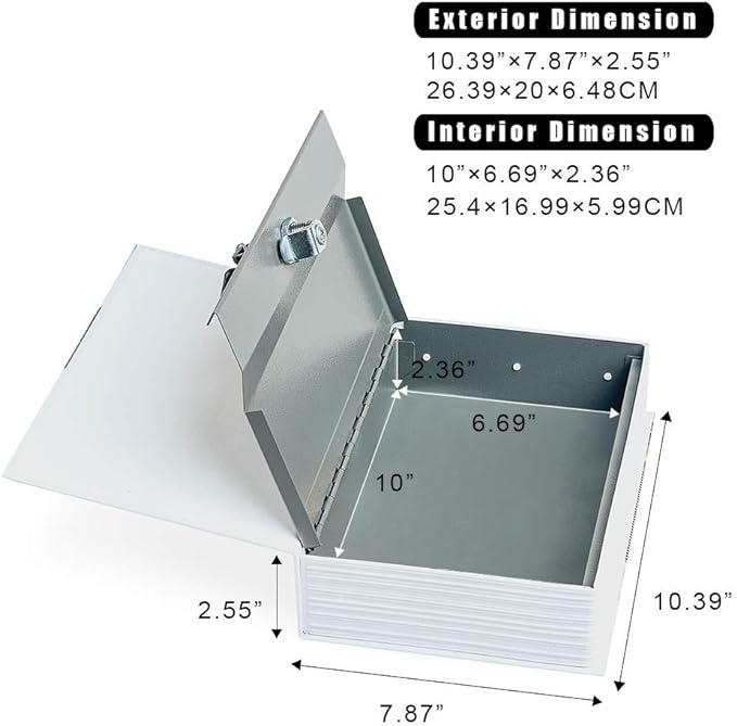 Large Diversion Book Safe Storage Box - Image 2
