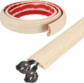 HARFINGTON 4ft Cord Cover Floor W0.6 x H0.33 Inner Channel PVC Hide Extension by HARFINGTON