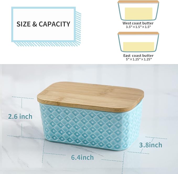 Hasense Farmhouse Butter Dish - Image 3