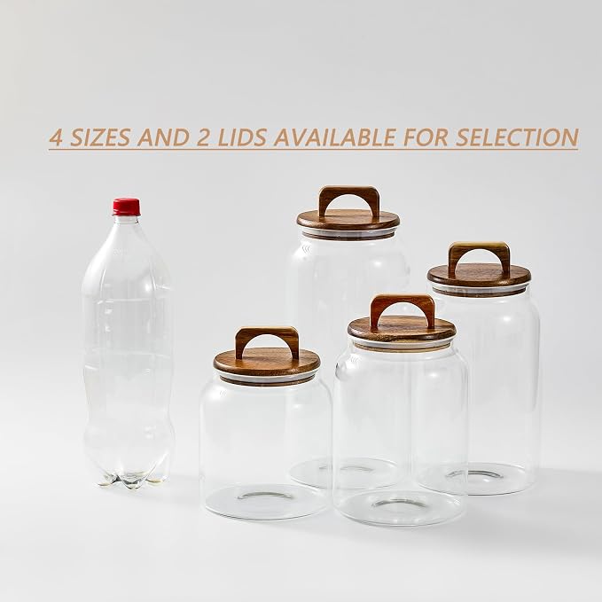 Sweejar Large Glass Candy Jar - Image 3
