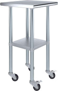 AmGood 20" x 20" Stainless Steel Work Table by AmGood