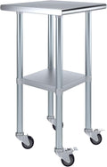AmGood 20" Long x 20" Deep Stainless Steel Table by AmGood