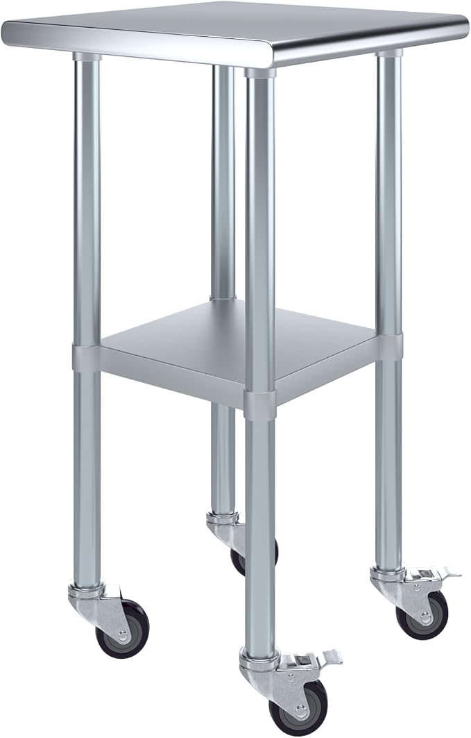 AmGood 20" Long x 20" Deep Stainless Steel Table by AmGood