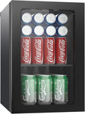 Compact Freestanding Beverage Refrigerator, 24 Can/0.9 Cubic Feet Mini Fridge by Erivess