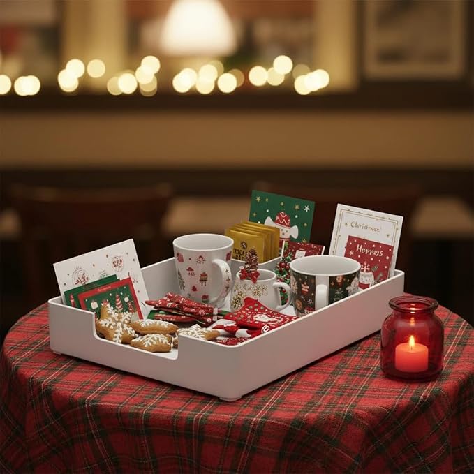 Letter-Size Tray, Desk Drawer Organizer, A4 Plastic Paper Tray, Plastic Paper - Image 4