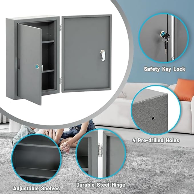 Yeeoy Wall Mounted Medicine Cabinet - Image 4