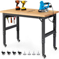 Workbench for Garage 48 Inch Work Bench by ENJOYWOOD
