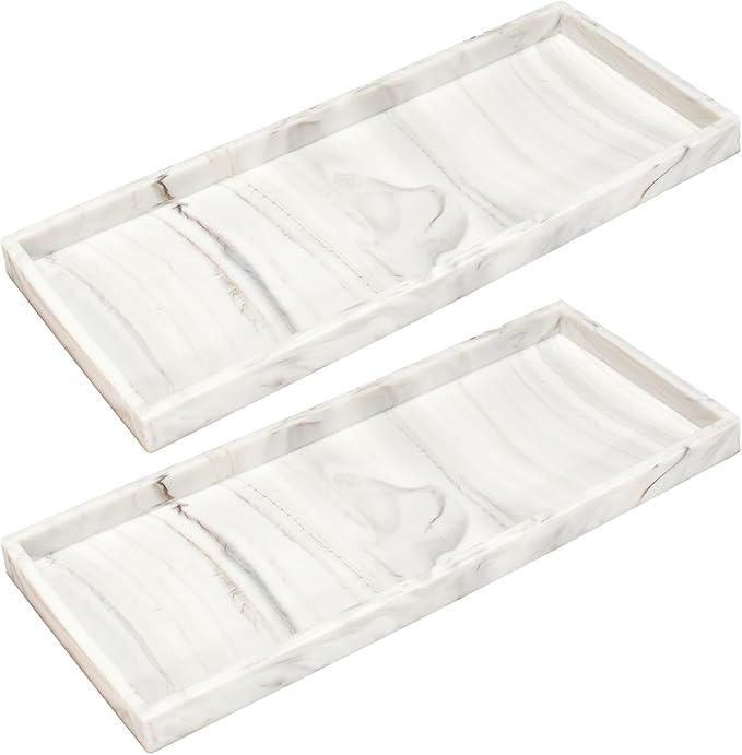 DNC Silicone Bathroom Tray for Counter, Kitchen Sink Soap Tray for Dish Holder by LetsLiveBetter