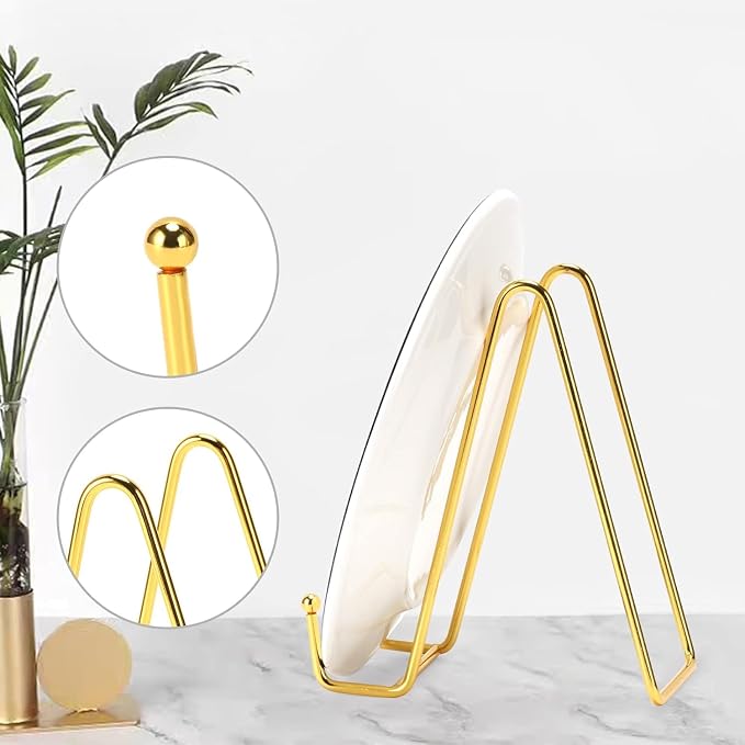 3 Pack 8 Inch Plate Stands for Display, Plate Holder Display Stand, Picture - Image 4