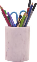 Natural Marble Pencil Pen Holder Stand by KCKULLICRAFT