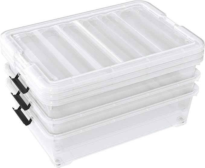 3 Packs 50 Liter Under Bed Storage Container - Image 7