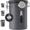 Veken Coffee Canister, Airtight Stainless Steel Kitchen Food Storage Container by Veken