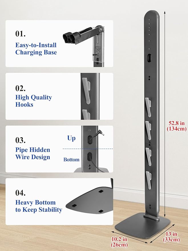 Sturdy Metal Vacuum Stand Compatible - Image 5