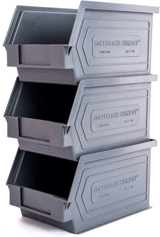 Plastic Storage Bins, Storage Organizer Bin - Image 2