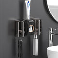 Toothbrush Holders for Bathrooms Toothbrush Holder Wall Mounted Toothpaste by MYLAMZALHomeGedgets