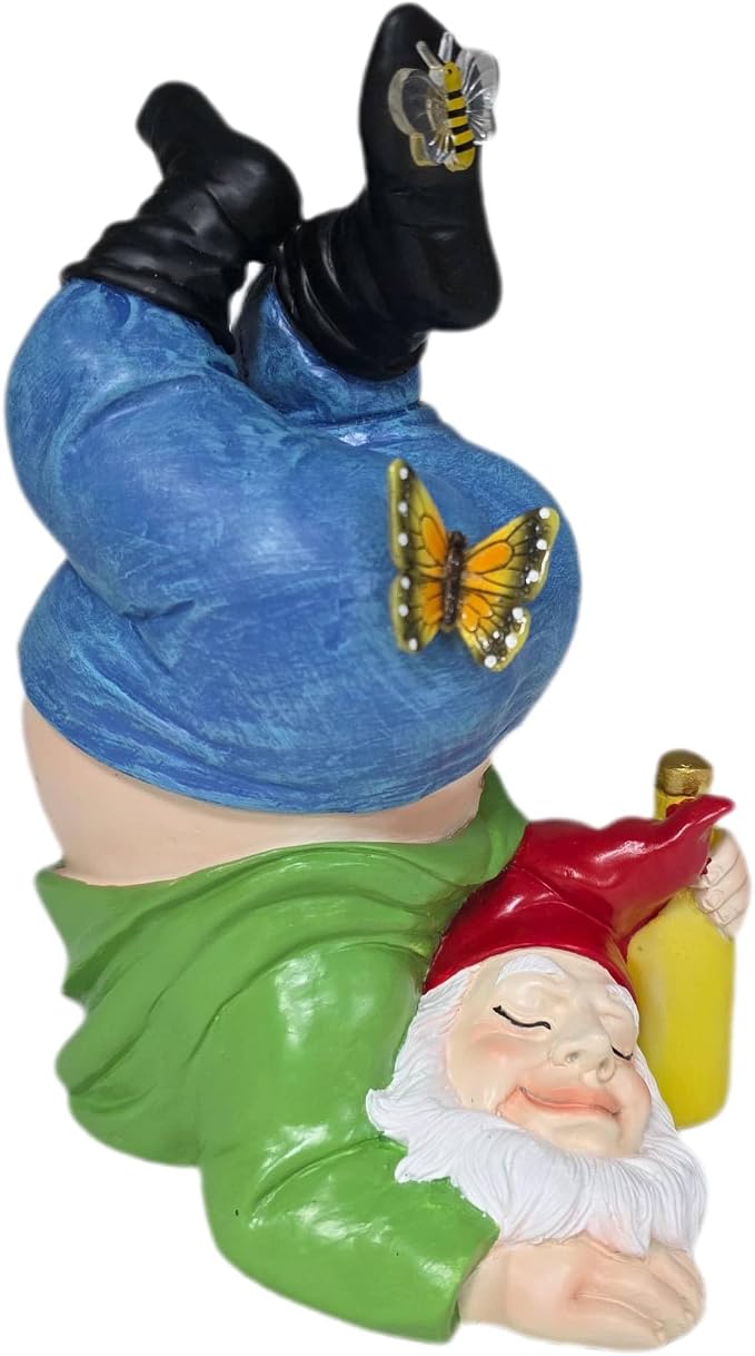 Gnome Hide a Key Outside Funny Dwarf Key Hider Outdoor Containers Box by Unknown