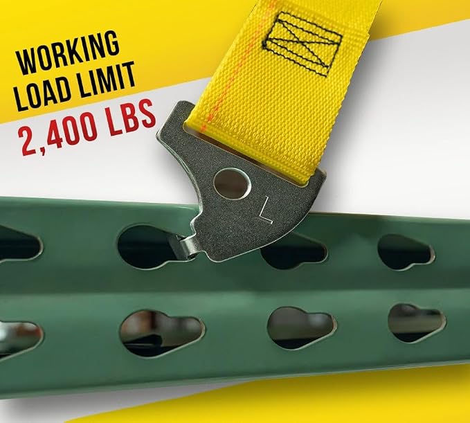 Mytee Products 8 Pack 2"x110.5" Pallet Rack Safety Straps - Image 4