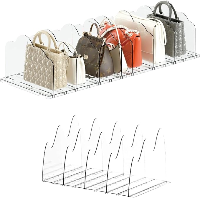 Adjustable Acrylic Purse Organizer by KKPOT