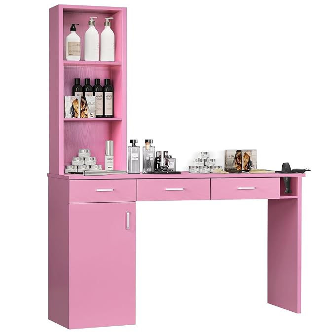 4ever2buy Barber Station for Hair Stylist, Salon Wall Station - Image 9