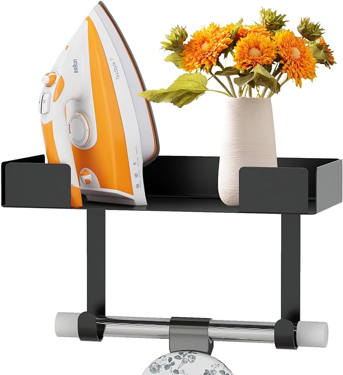 JUYSON Ironing Board Holder, Wall-Mounted Iron and Board Set Storage by JUYSONHOUSEWARE