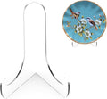 Boloyo 60-Degree Angle Acrylic Plate Display Stand, 4.5 Inch 5PC Clear Acrylic by BoloyoAcrylicDisplayEasel