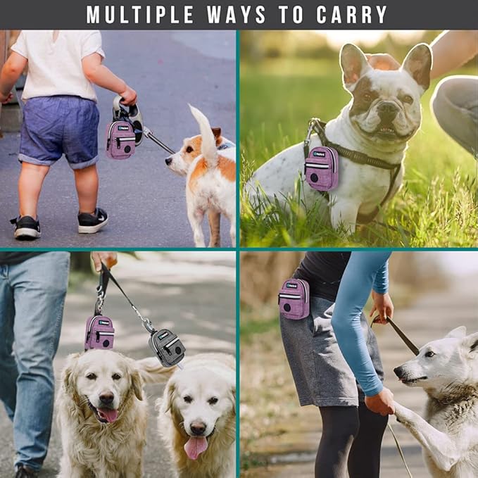 PetAmi Dog Poop Bag Holder for Leash, Dog Waste Dispenser - Image 2