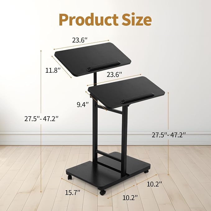 Rolling Desk for Laptop - Image 2
