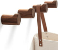 Wooden Wall Hooks 4 Pack, Modern Decorative Coat Hook Wall-Mount, Handmade by Unknown
