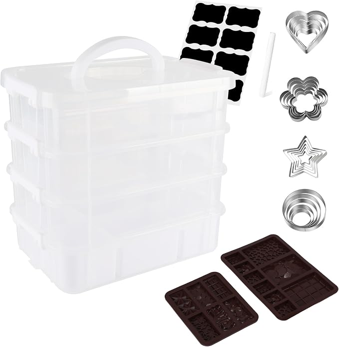 4 Pack of Cookie Cutter Storage by Unknown