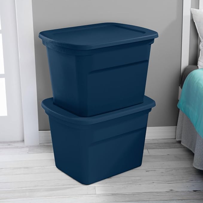 Sterilite 8-Pack Storage Tote, Plastic Container Bins - Image 4