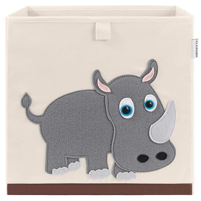 CLCROBD Foldable Animal Cube Storage Bins Fabric Toy Box/Chest/Organizer by CLCROBD