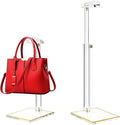 2Pcs Purse Display Stands, Height Adjustable10"-16"+14"-24", Acrylic Handbag by SHUNKAIZS
